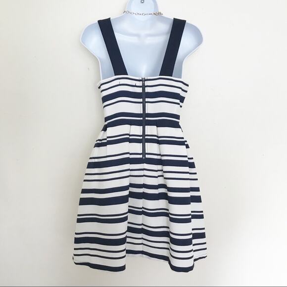 SHE + SKY Fit & Flare Blue & White Striped Sundress, S, NWT! - Picture 7 of 9